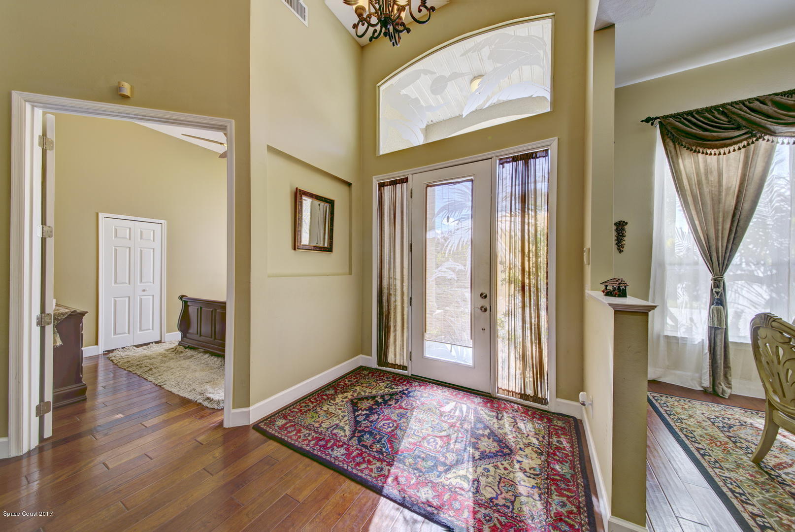 4055 Turtle Mound Road Melbourne, FL 32934 - Photo 50 of 80 Foyer View & 4th Bedroom / Office