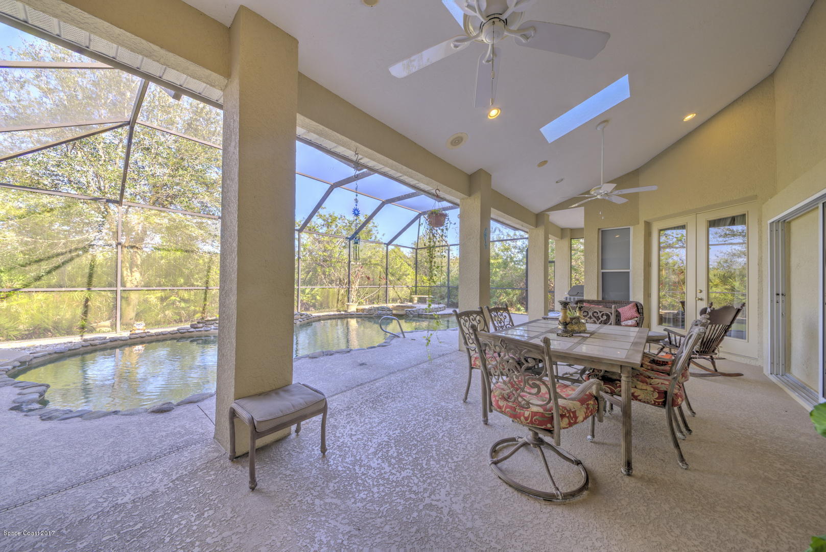 4055 Turtle Mound Road Melbourne, FL 32934 - Photo 59 of 80 Covered Patio & Pool