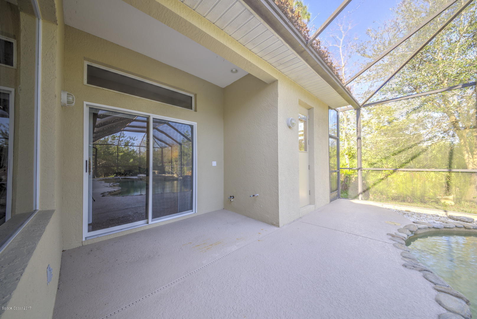 4055 Turtle Mound Road Melbourne, FL 32934 - Photo 60 of 80 Patio with plumbing for Outdoor Kitchen