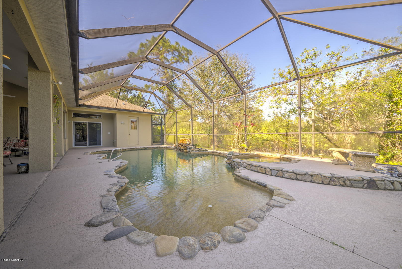 4055 Turtle Mound Road Melbourne, FL 32934 - Photo 65 of 80 Pool with Spa