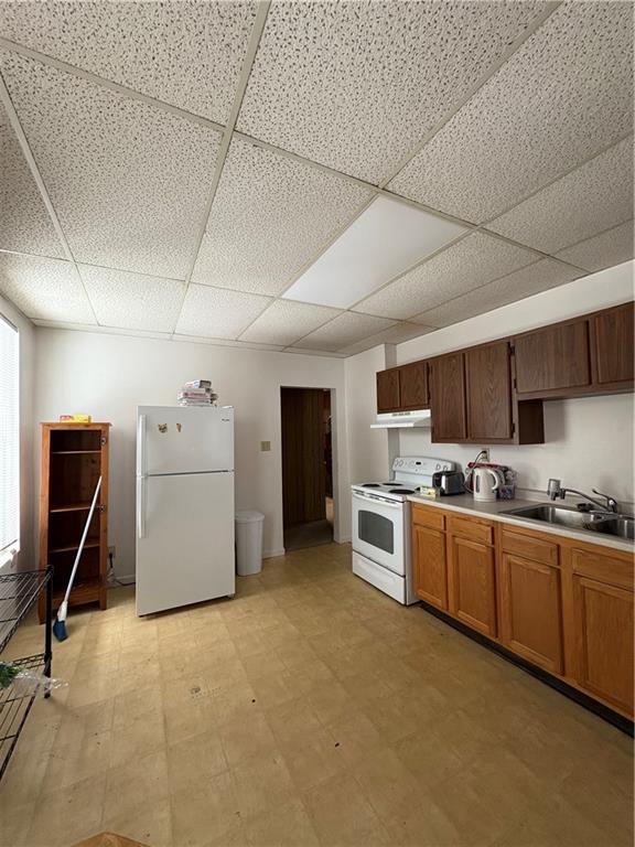320 Normal Avenue Slippery Rock, PA 16057 - Photo 3 of 7 a kitchen with stove top oven and cabinets