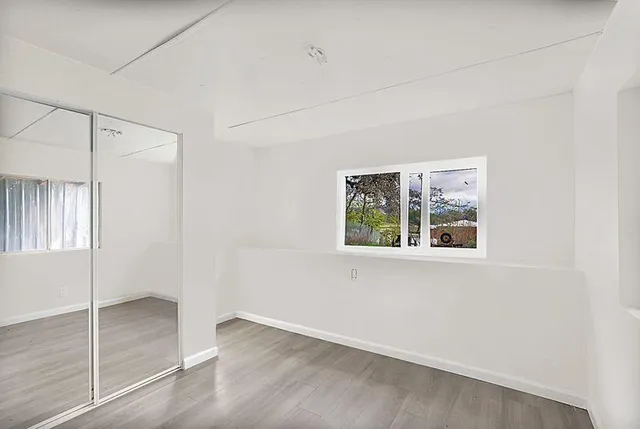 a room with storage and utility