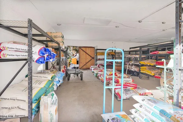 a utility room with lot of items