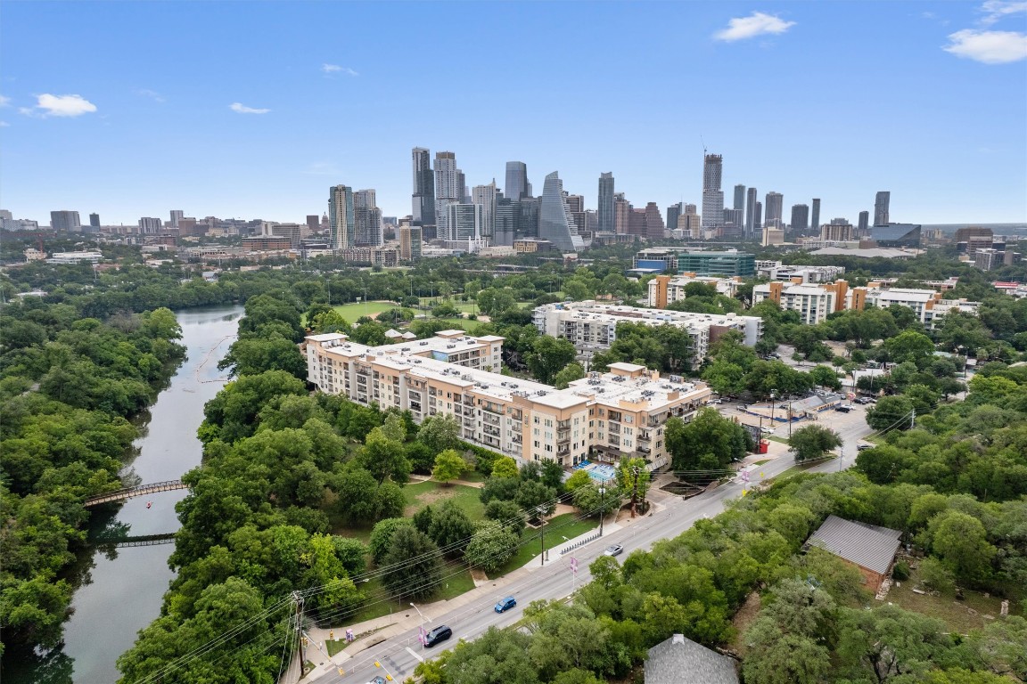 1900 Barton Springs Road, Unit 2027 Austin, TX 78704 - Photo 27 of 28 Bird's eye view of city skyline