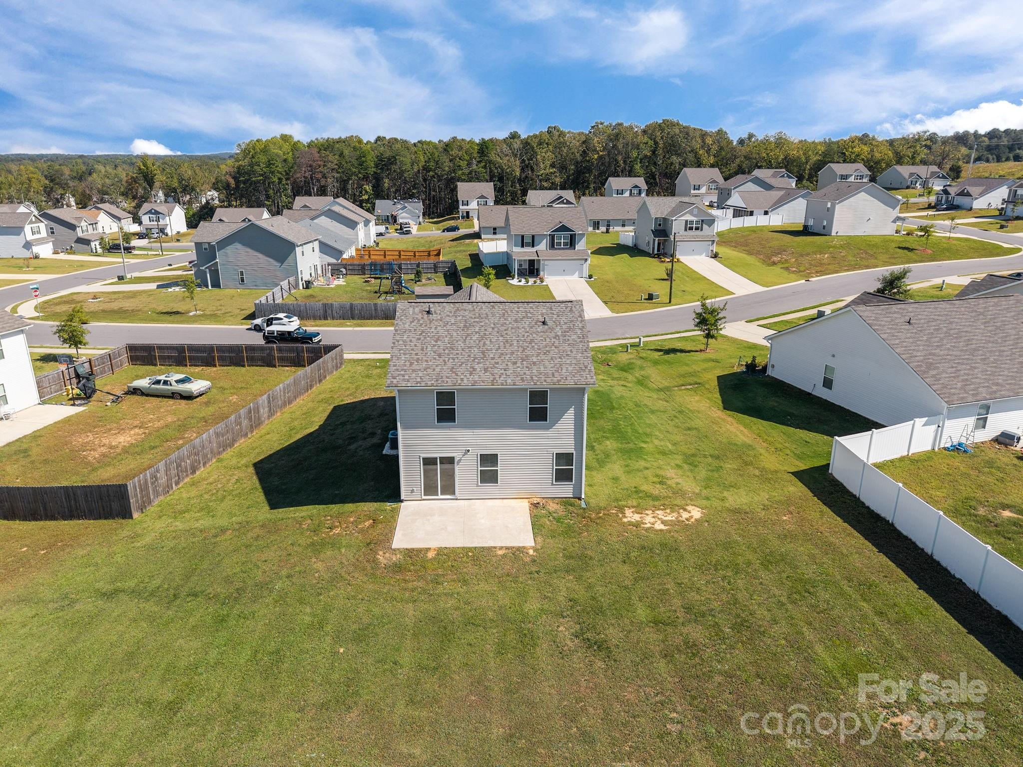 163 Kipling Lane Kings Mountain, NC 28086 - Photo 40 of 46 an aerial view of residential houses with outdoor space