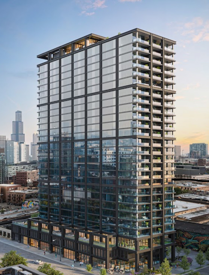 a view of a large building