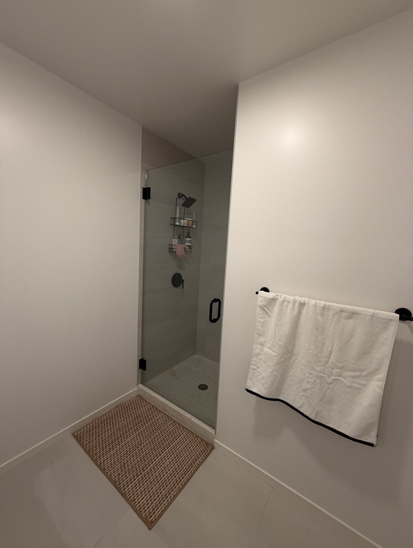 225 North Elizabeth Street, Unit 514 Chicago, IL 60607 - Photo 12 of 13 a bathroom with a bathtub and shower