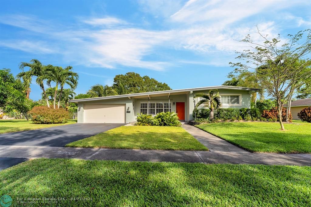 5751 Pine Terrace Plantation, FL 33317 - Photo 1 of 35 front view of a house with a yard