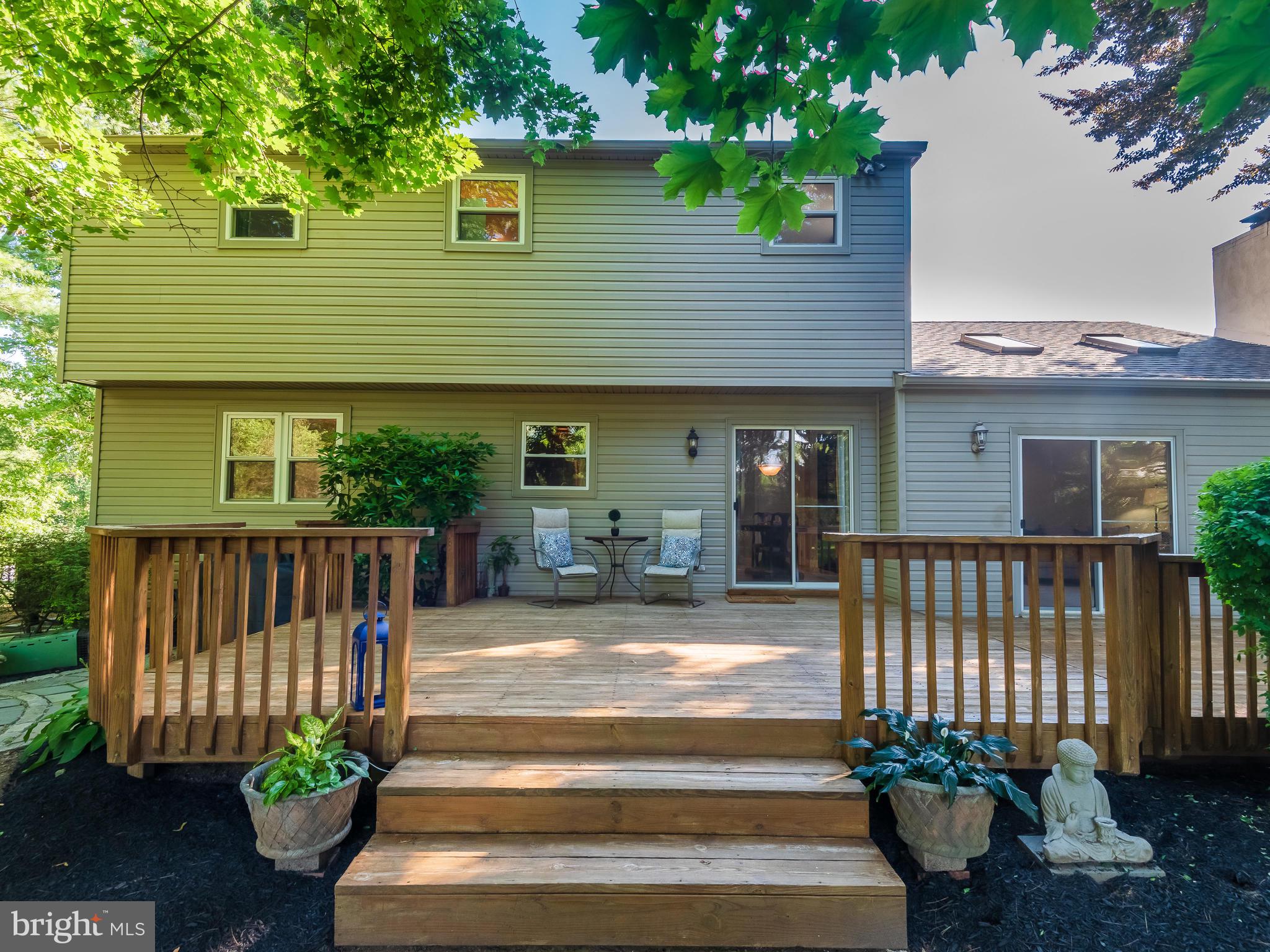 11 Cambridge Road Downingtown, PA 19335 - Photo 47 of 63 Back of Home with Gorgeous Deck