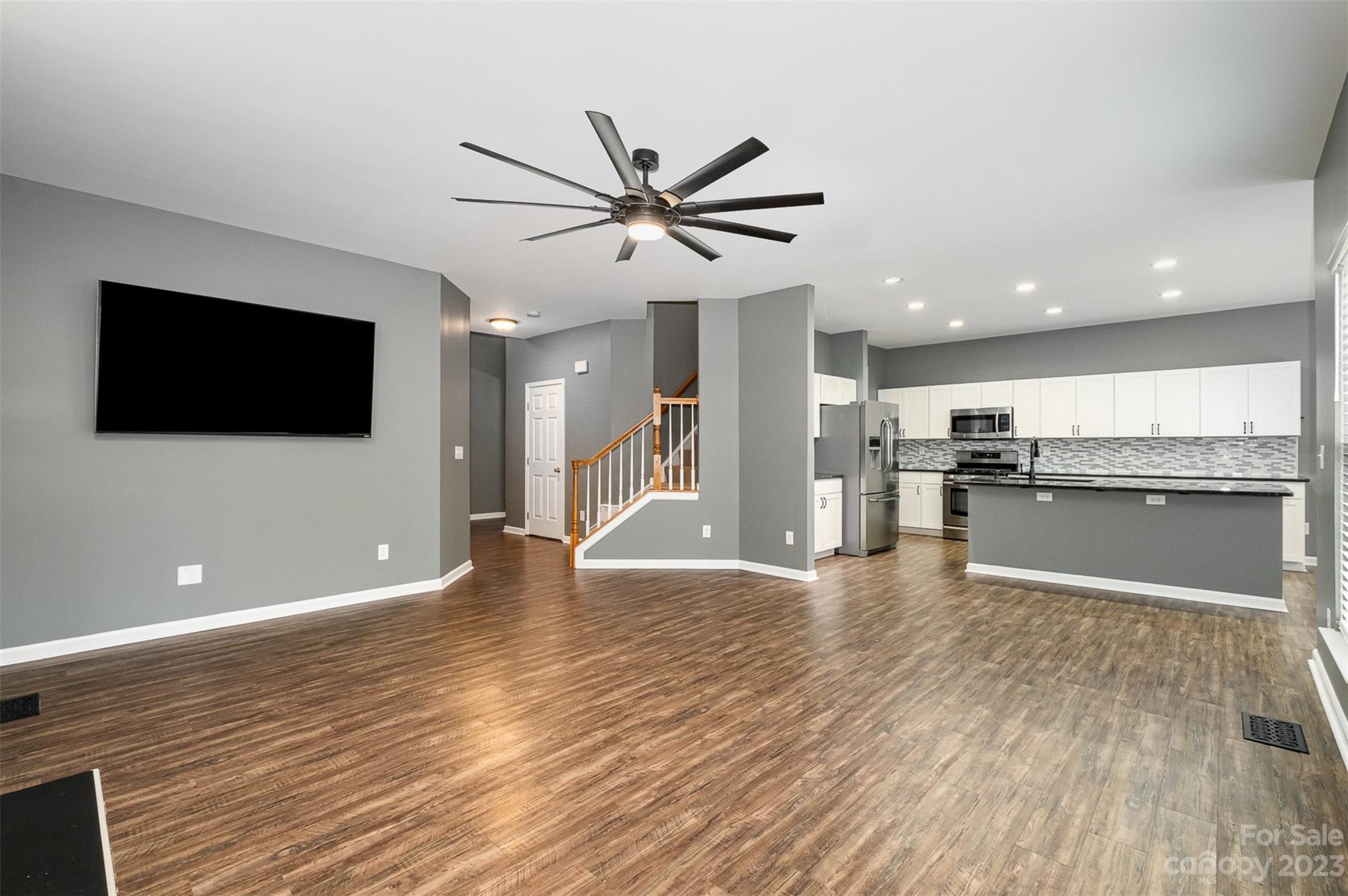 765 Knightswood Road Fort Mill, SC 29708 - Photo 12 of 41 a view of a kitchen with a sink and a microwave