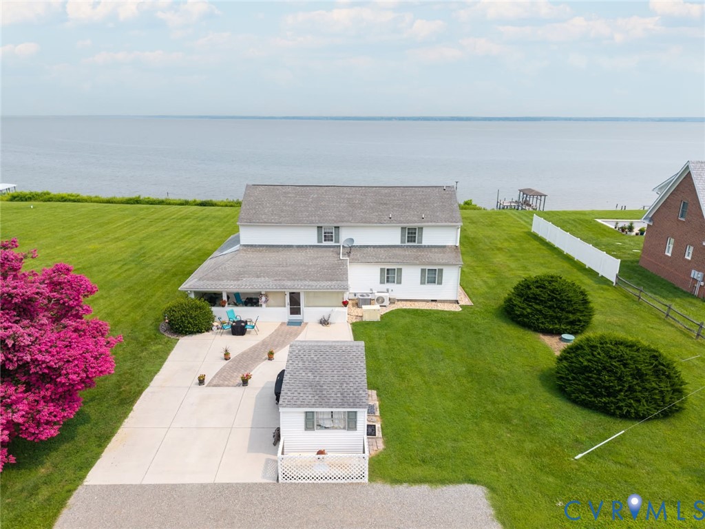 617 Sheepside Road Laneview, VA 22504 - Photo 1 of 33 Aerial view looking two miles across