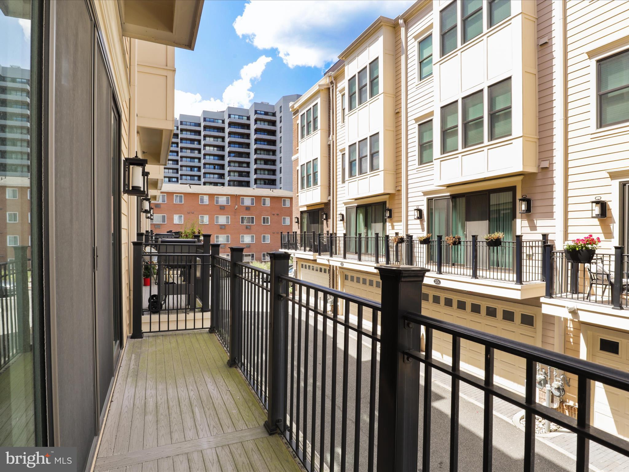 1521 16th Road North Arlington, VA 22209 - Photo 23 of 59 a view of a balcony with chairs