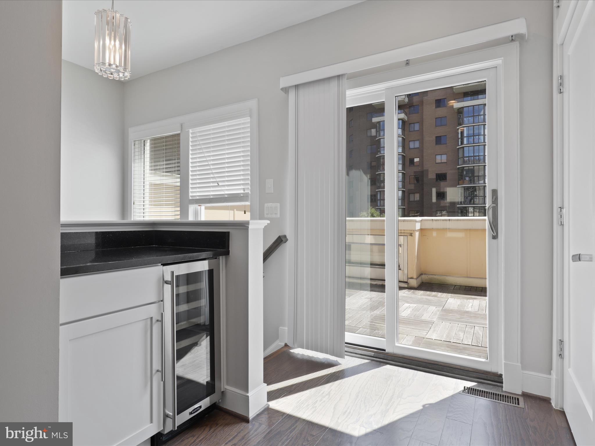 1521 16th Road North Arlington, VA 22209 - Photo 42 of 59 a view of a hallway with entryway and window