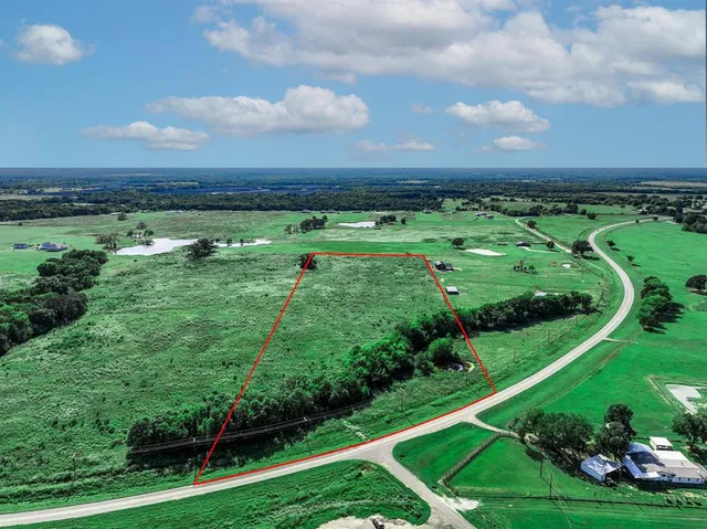a view of a lush green space
