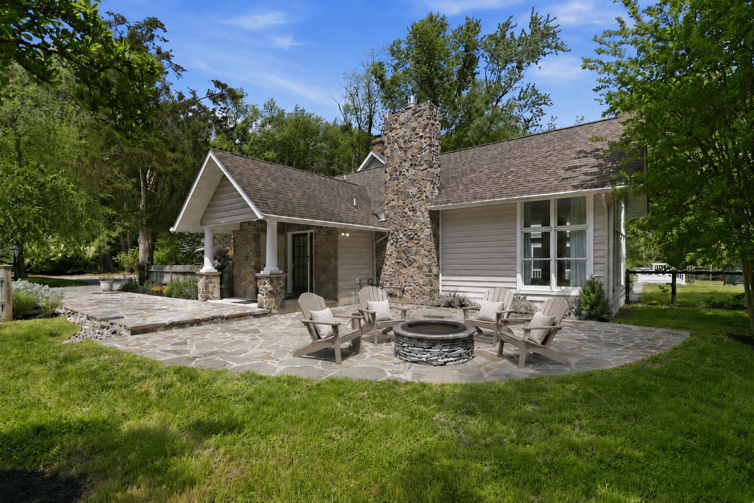 5865 Deale Beach Road Deale, MD 20751 - Photo 9 of 45 Charming retreat with flagstone patio and gas fp