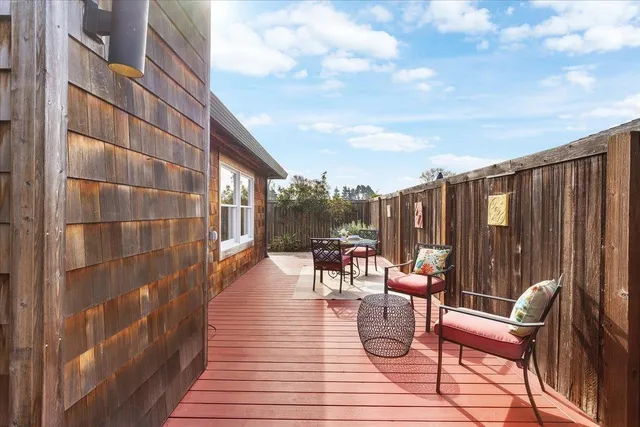 a view of a pathway gate of the house