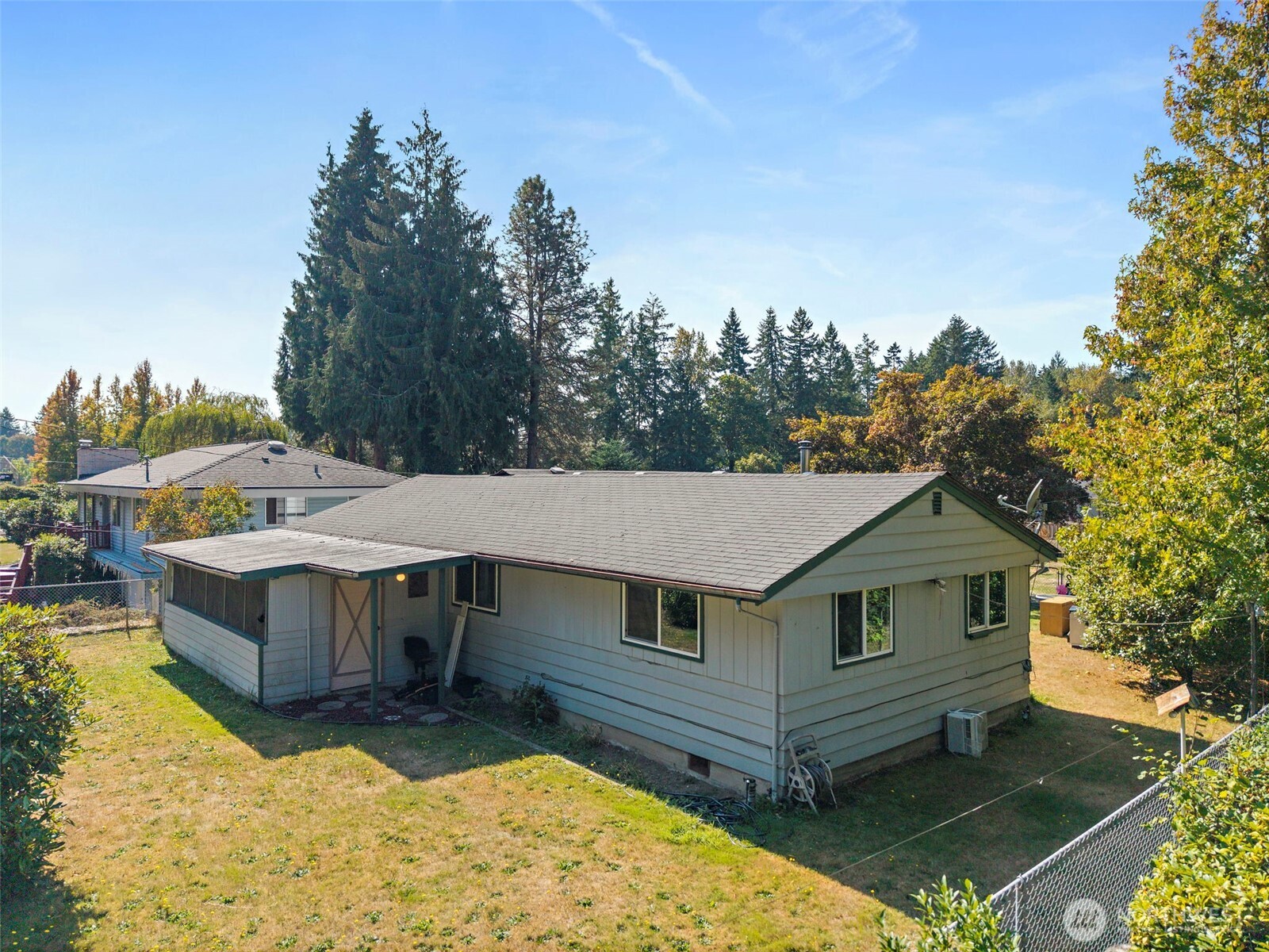 13435 Patriot Way Renton, WA 98059 - Photo 34 of 36 a aerial view of a house with swimming pool and sitting area
