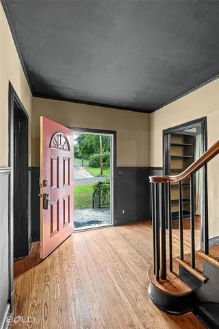 a very nice looking room with a large window