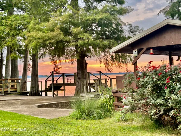 a view of outdoor space with garden