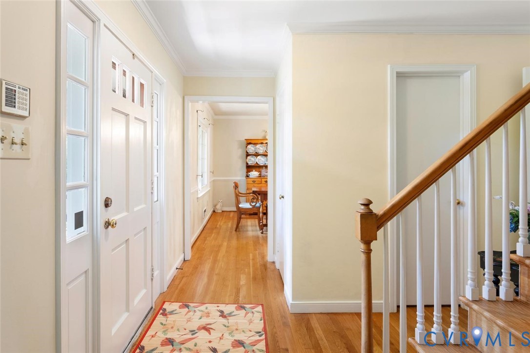 10260 Maplested Lane Henrico, VA 23229 - Photo 3 of 38 Entry foyer featuring hardwood flooring, a white p