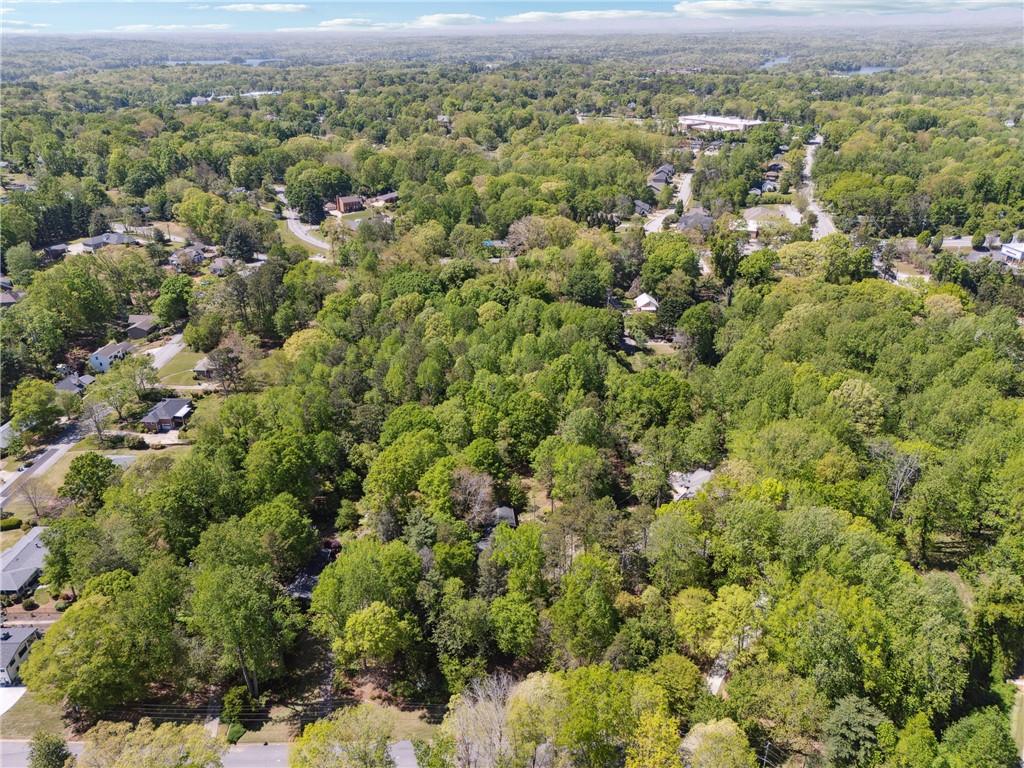 1387 Springdale Road Gainesville, GA 30501 - Photo 44 of 49 an aerial view of a houses with a yard