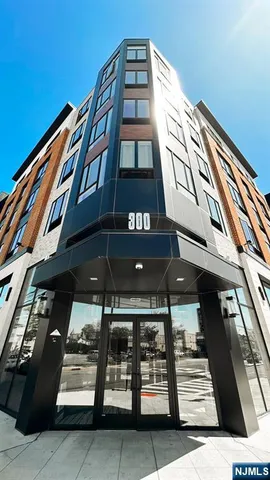 a front view of a building