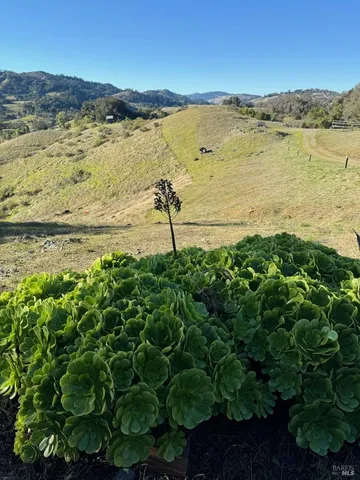a view of an ocean and beach