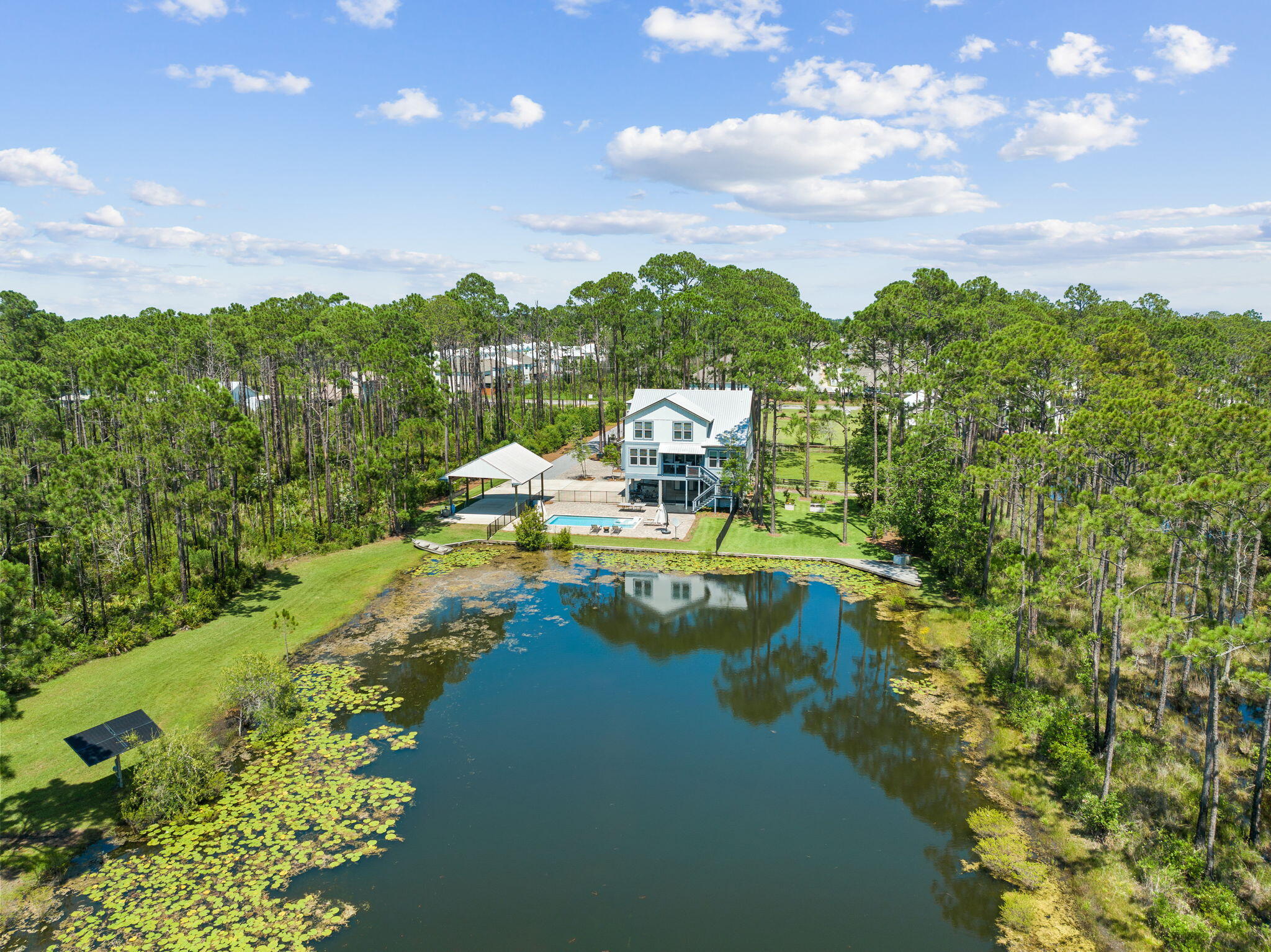 342 Thompson Road Santa Rosa Beach, FL 32459 - Photo 13 of 39 Spring Fed Fishing Pond