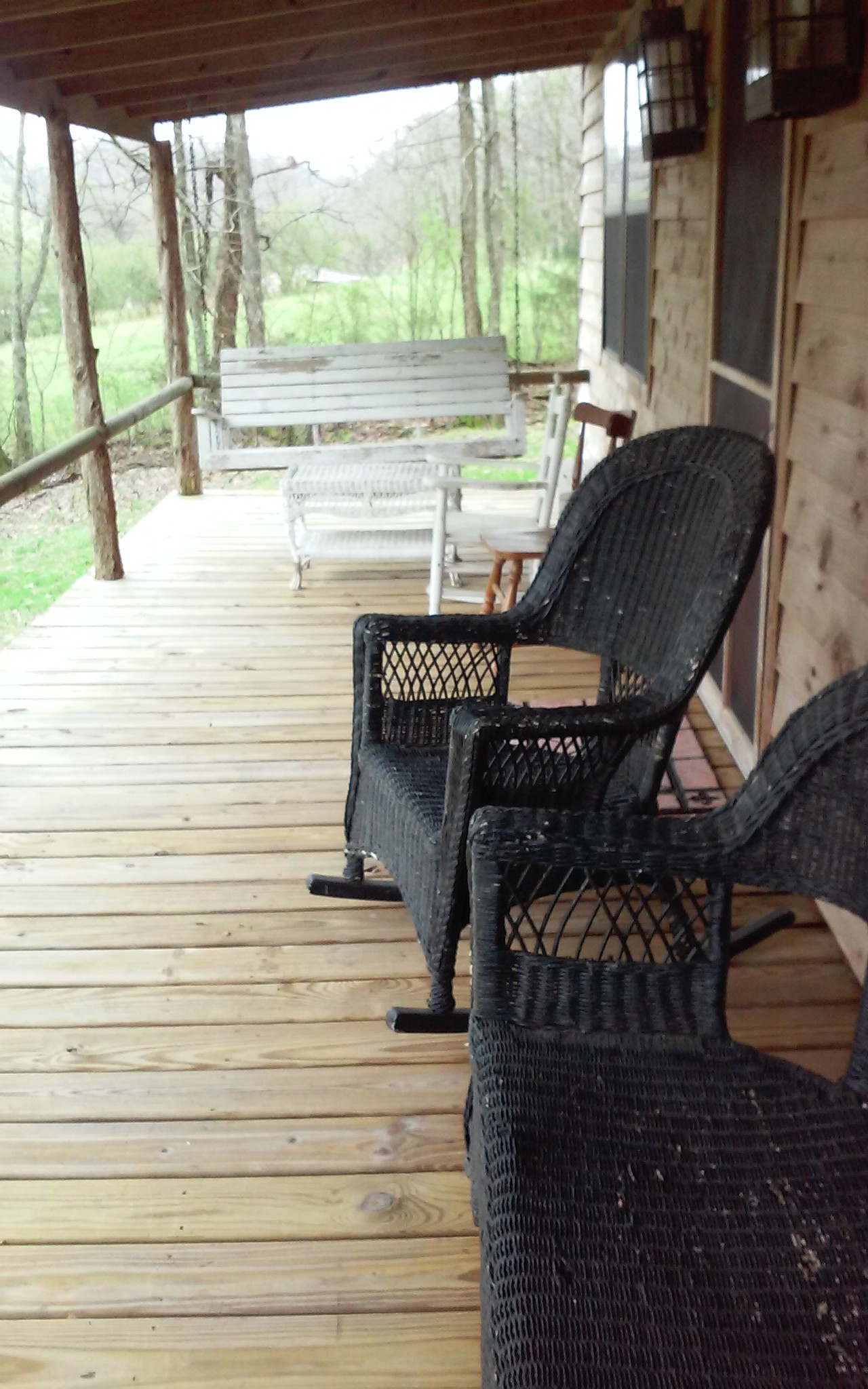 8200 Bethel Road Prospect, TN 38477 - Photo 6 of 50 a view of a balcony with a table and chairs