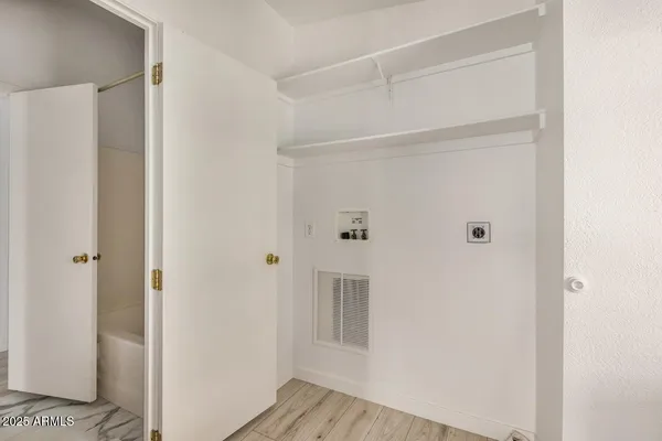 a view of wooden floor