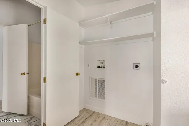 a view of wooden floor