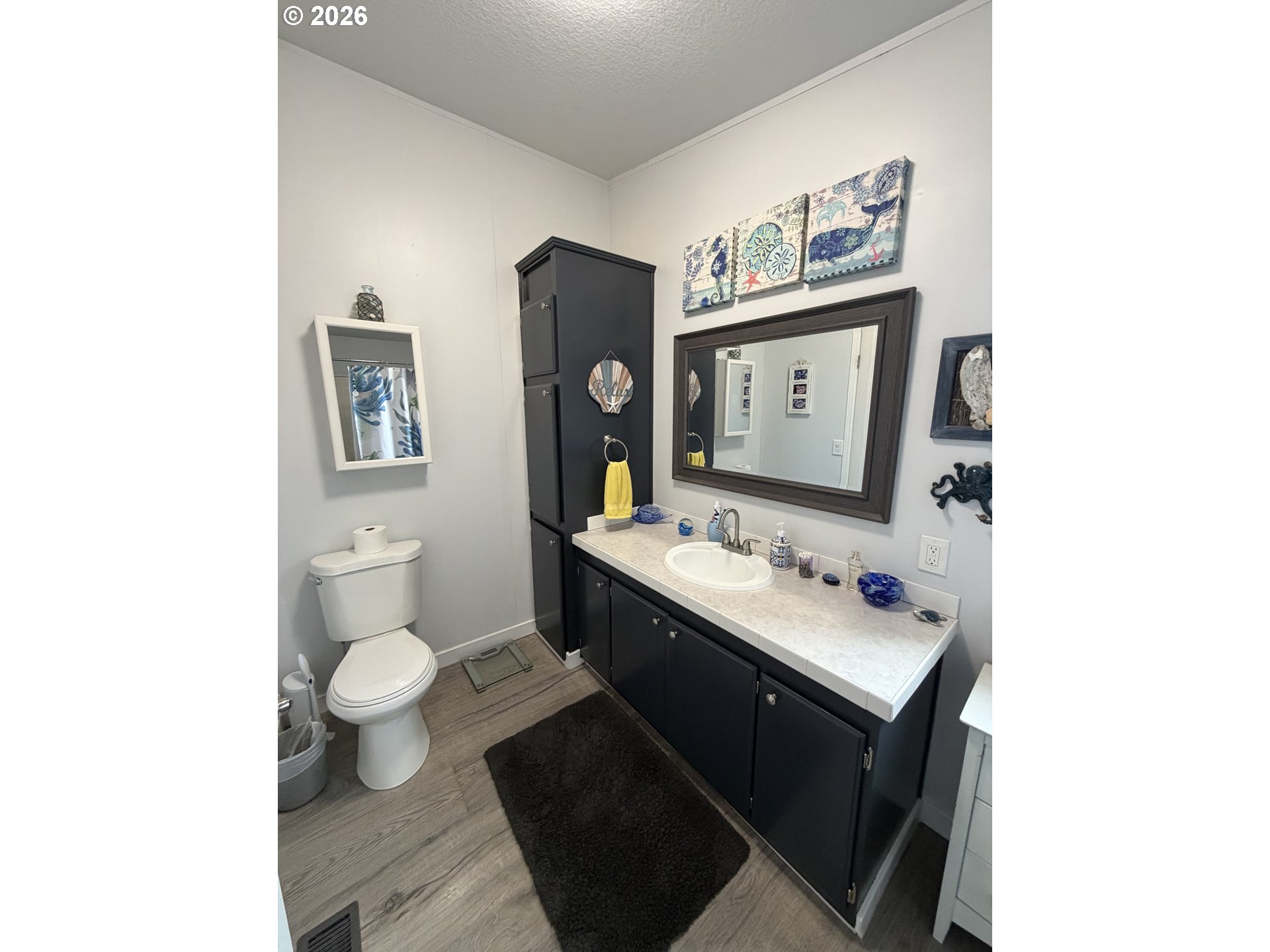 1699 North Terry Street, Unit 351 Eugene, OR 97402 - Photo 15 of 23 a bathroom with a sink toilet and mirror