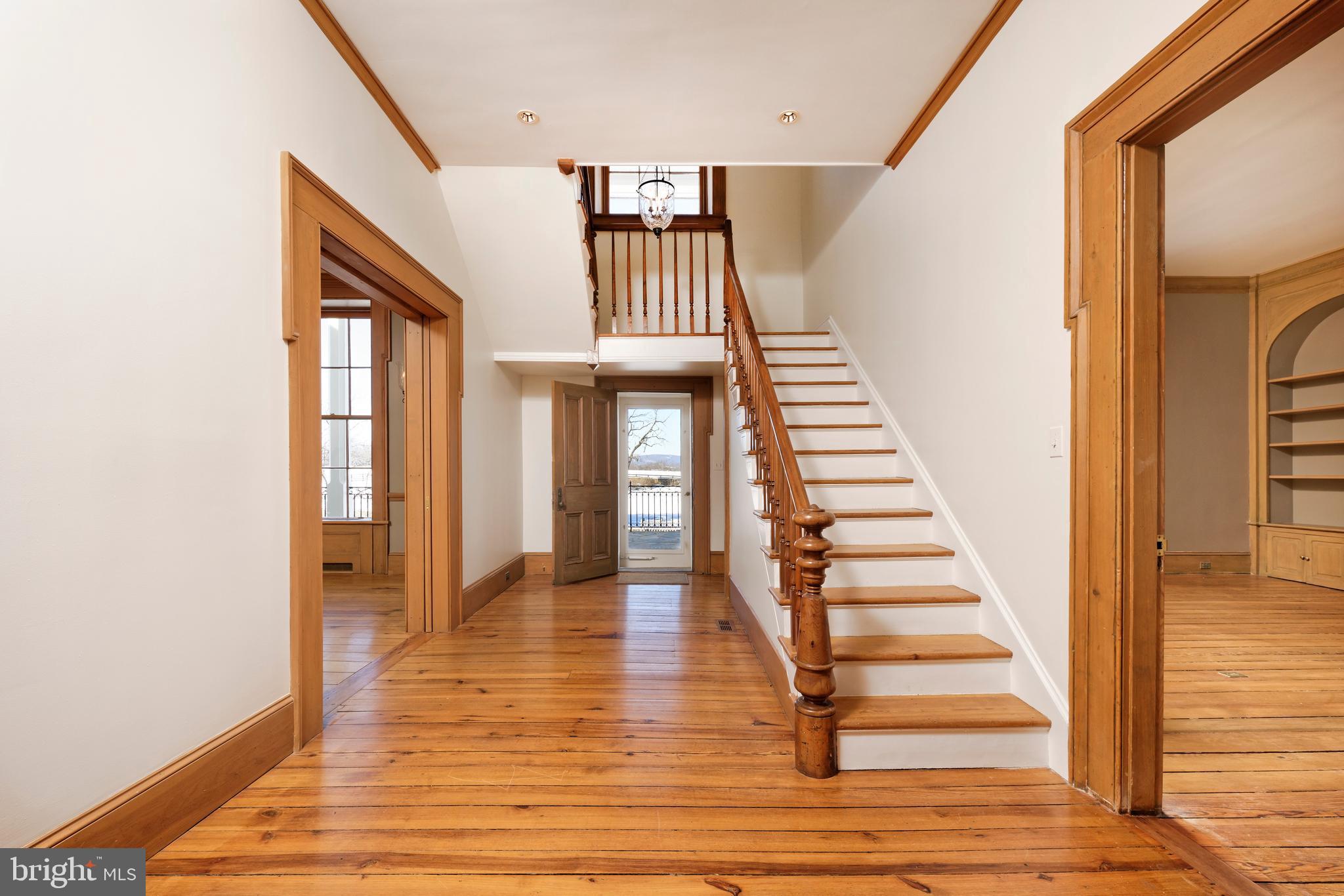 2224 Crenshaw Road Upperville, VA 20184 - Photo 11 of 50 Center hallway separates dining room from library