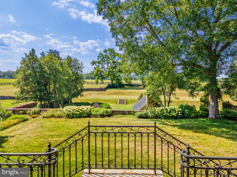 2224 Crenshaw Road Upperville, VA 20184 - Photo 34 of 50 View of the gardens and pastures from the portico