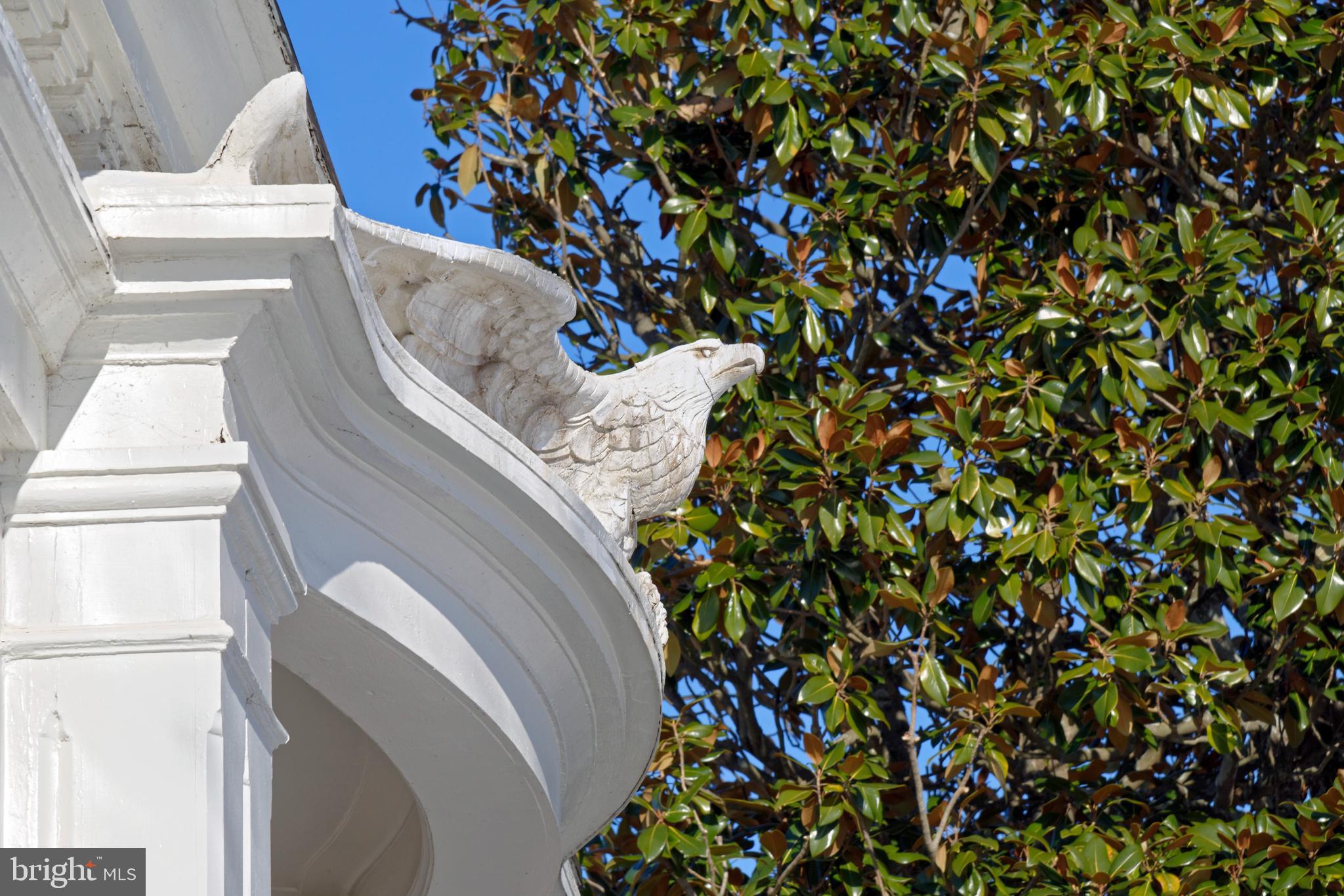 2224 Crenshaw Road Upperville, VA 20184 - Photo 42 of 50 View of the carved eagle over the front entrance