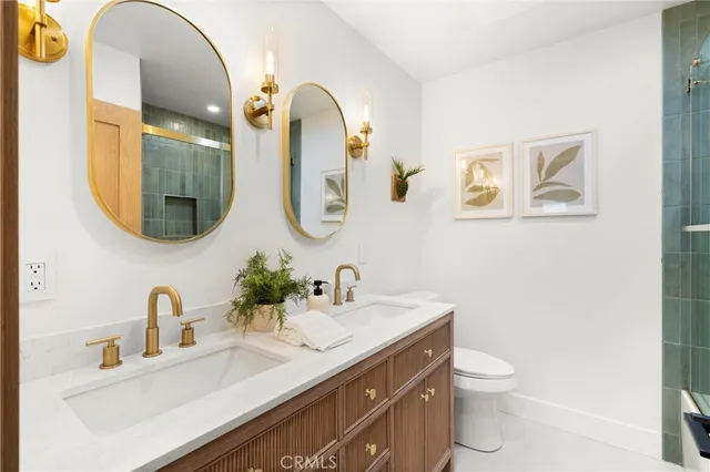 a bathroom with a shower and a bathtub