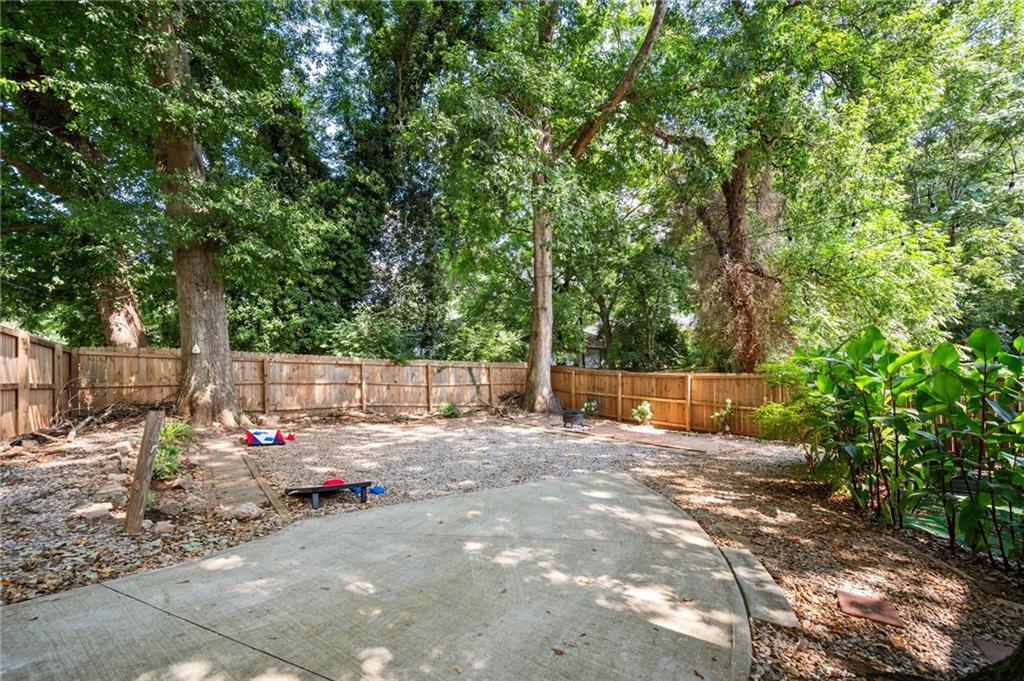 1420 Sylvan Road Southwest Atlanta, GA 30310 - Photo 43 of 51 a view of backyard with swimming pool and sitting area