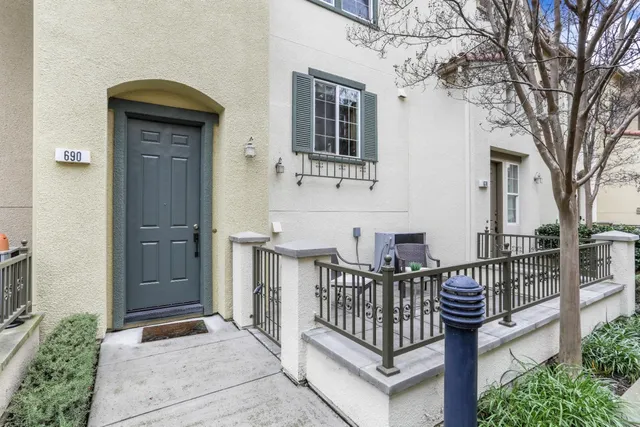 a view of front door of house