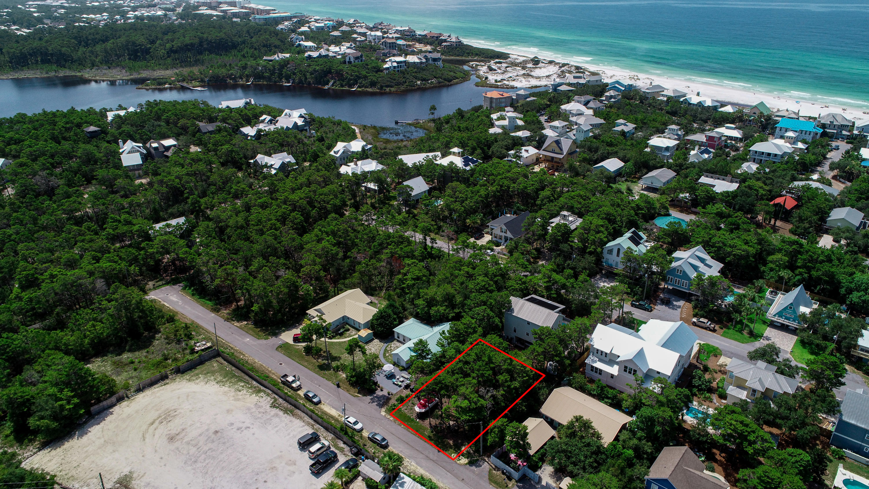 Lot 10 Vicki Street Santa Rosa Beach, FL 32459 - Photo 3 of 7 a view of lake from yard