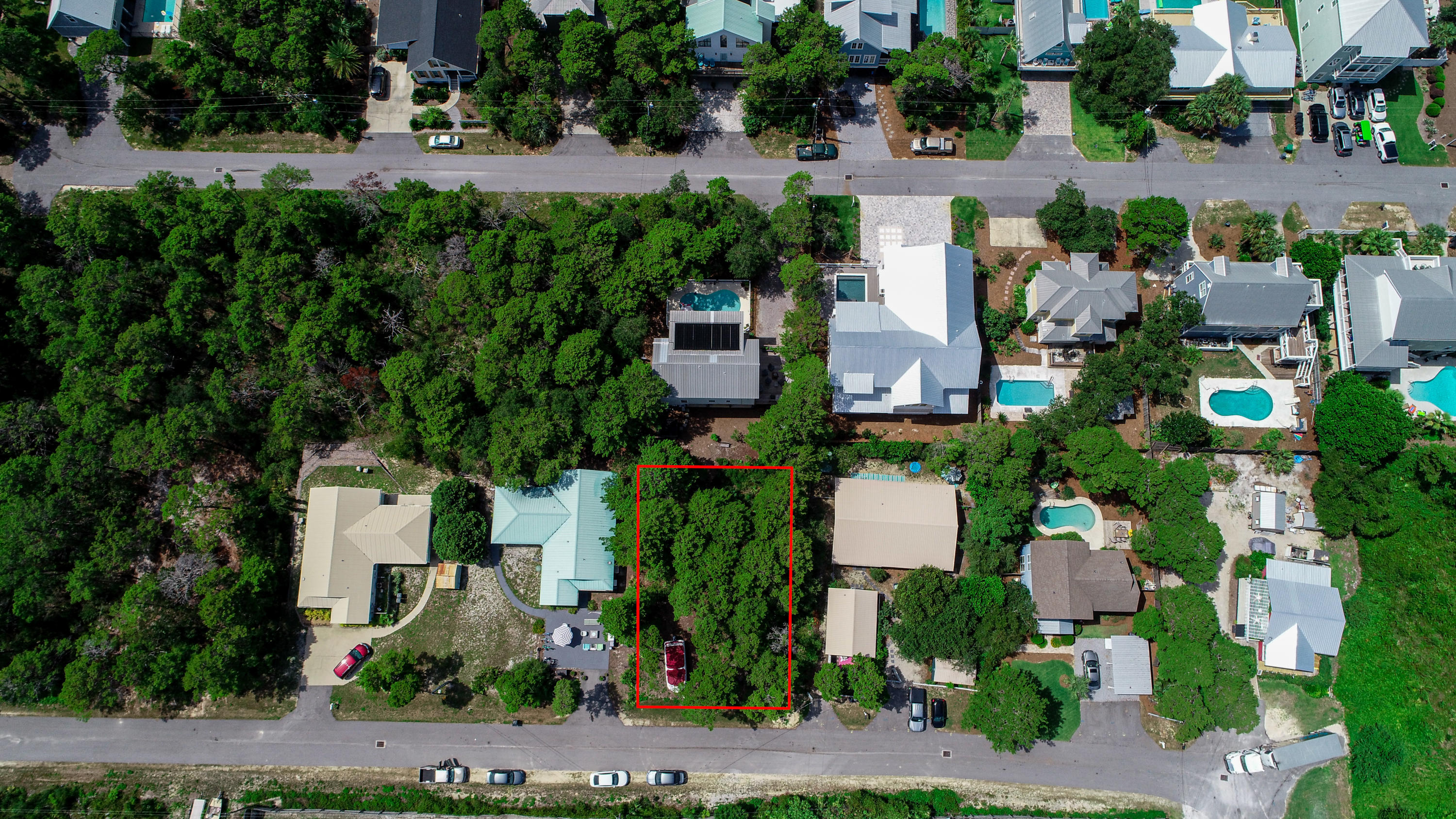 Lot 10 Vicki Street Santa Rosa Beach, FL 32459 - Photo 6 of 7 an aerial view of multiple houses with yard