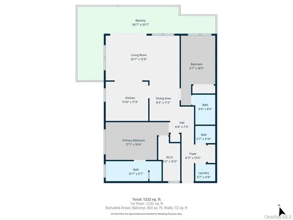 $1,398,000 | 1 Portico Court, Unit 300, Great Neck, NY 11021