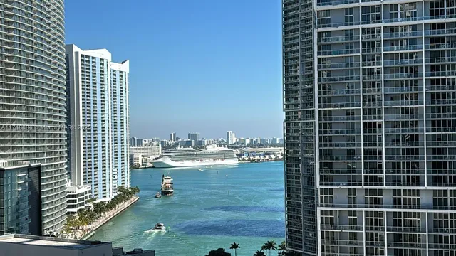 a view of a balcony with an outdoor space
