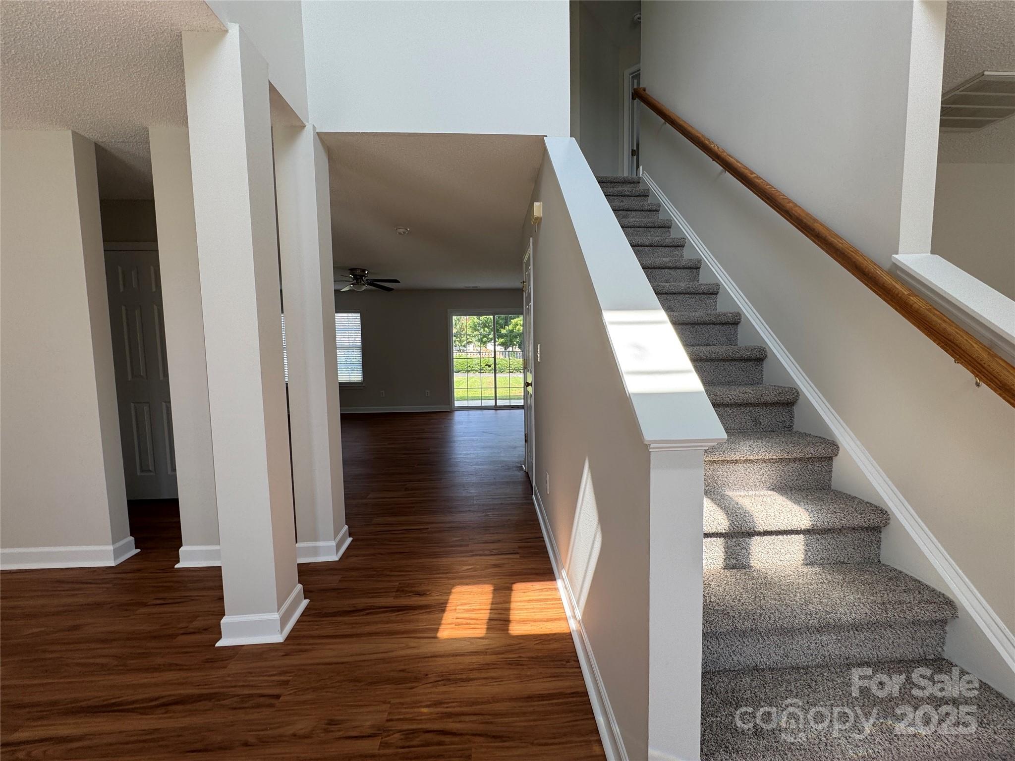 5506 Rogers Road Indian Trail, NC 28079 - Photo 2 of 30 a view of entryway and hall with wooden floor