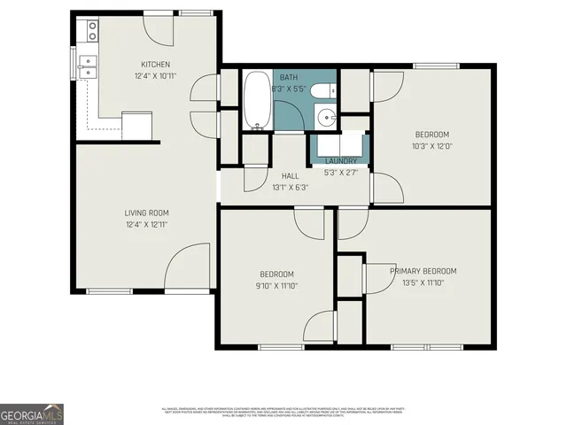 $1,300 | 1716 Lisbon Drive Southwest, Atlanta, GA 30310