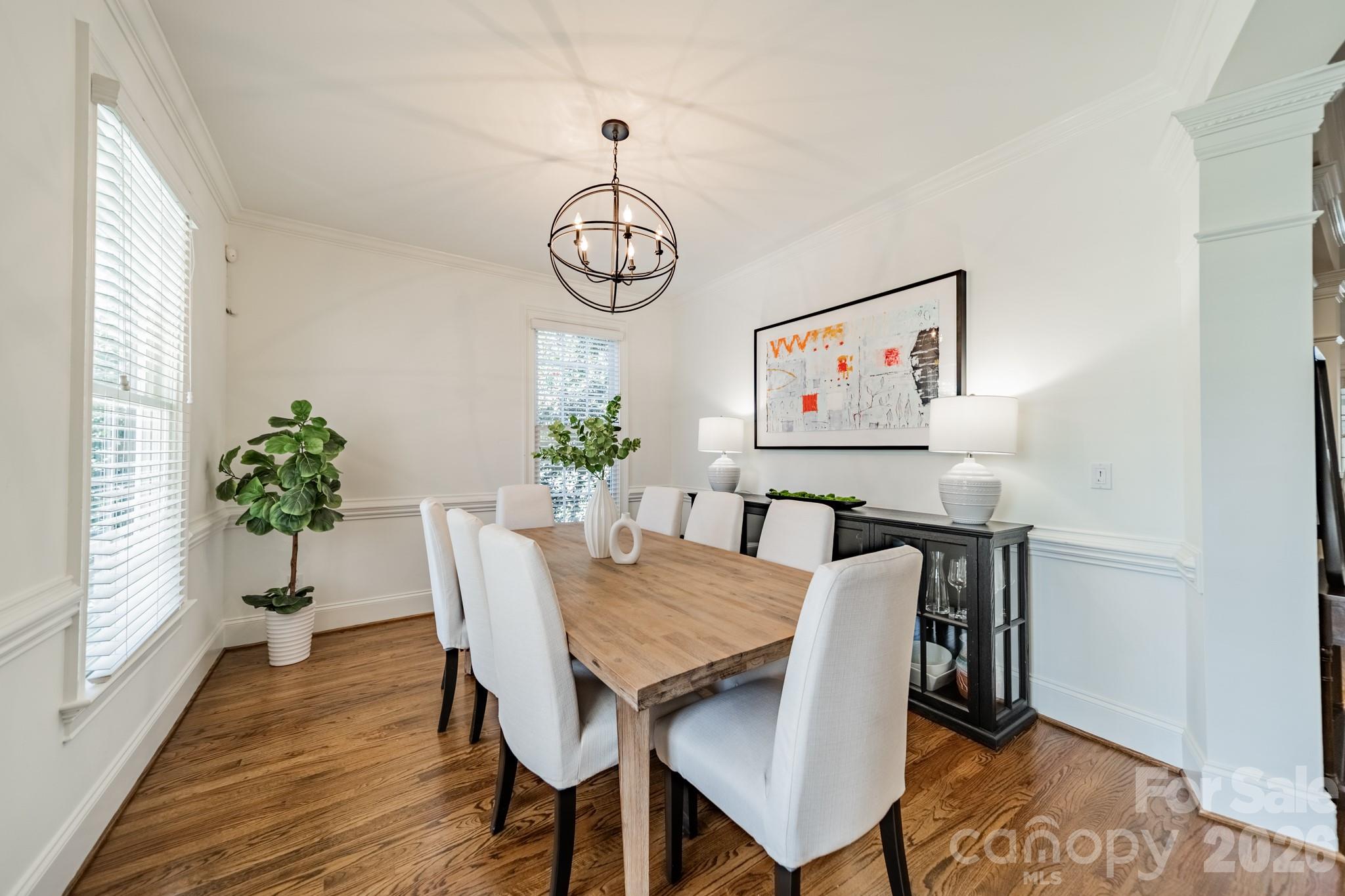 3264 Richard's Crossing Fort Mill, SC 29708 - Photo 6 of 48 a view of a dining room with furniture window and wooden floor