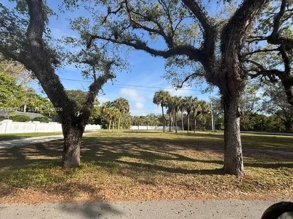 a view of a yard in front of the house