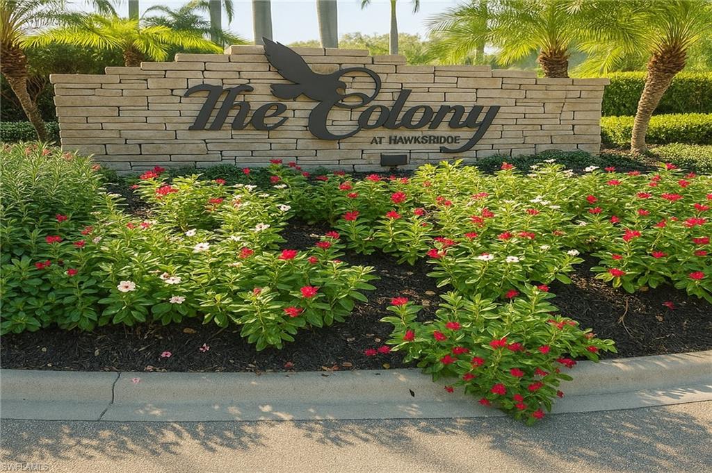 2451 Game Hawk Court, Unit 2502 Naples, FL 34105 - Photo 25 of 30 a view of a sign board