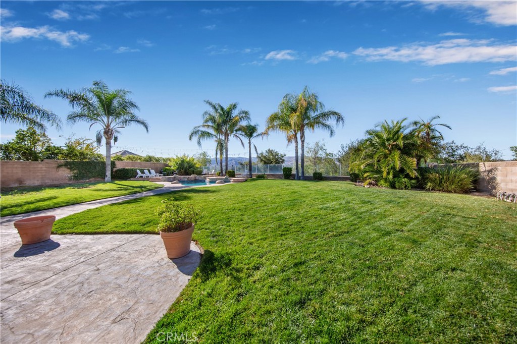 25313 Rolling Greens Way Saugus, CA 91350 - Photo 25 of 28 a view of a garden with palm trees
