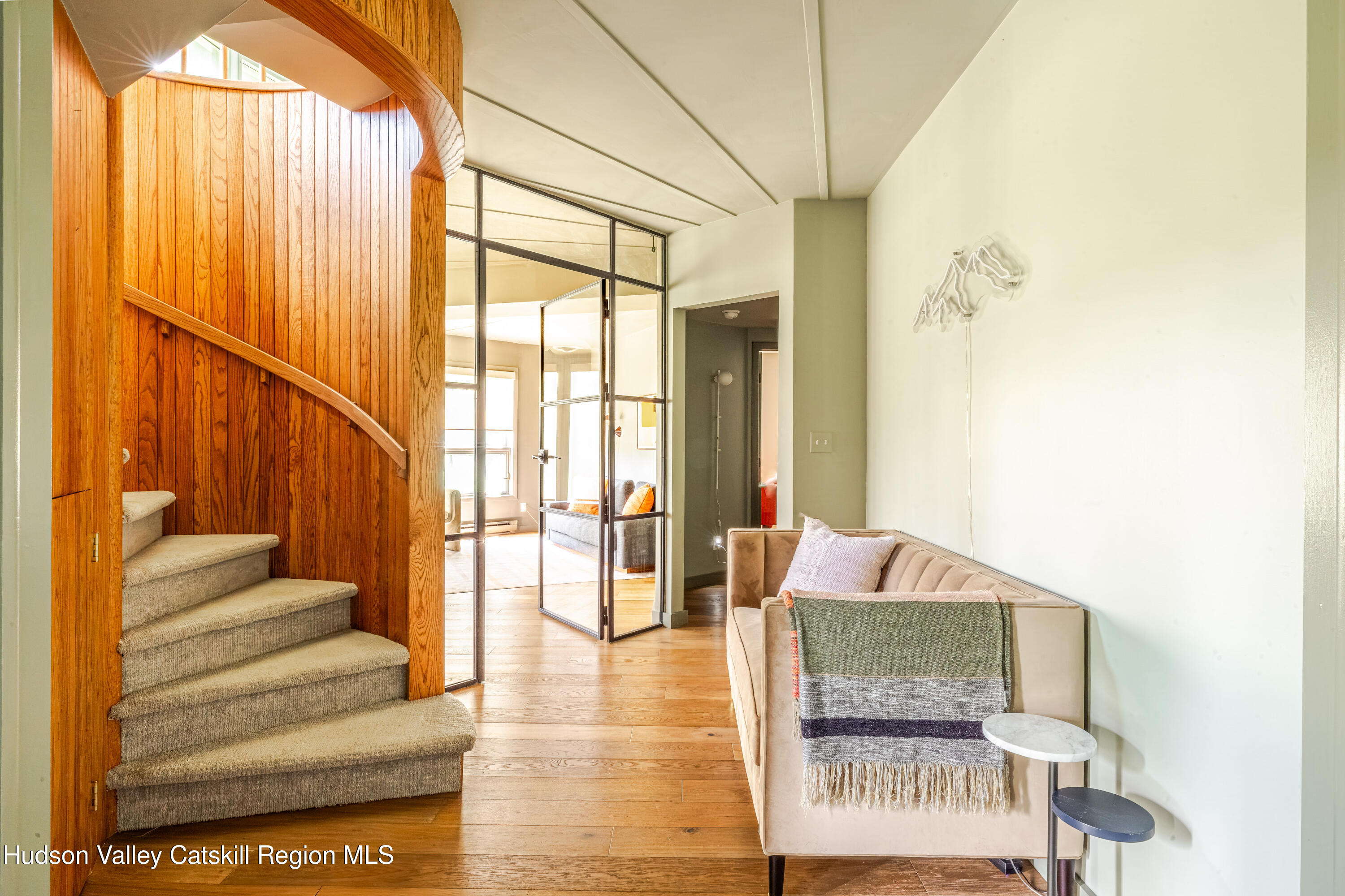 407 Mill Street Windham, NY 12496 - Photo 22 of 39 a view of entryway and hall with wooden floor