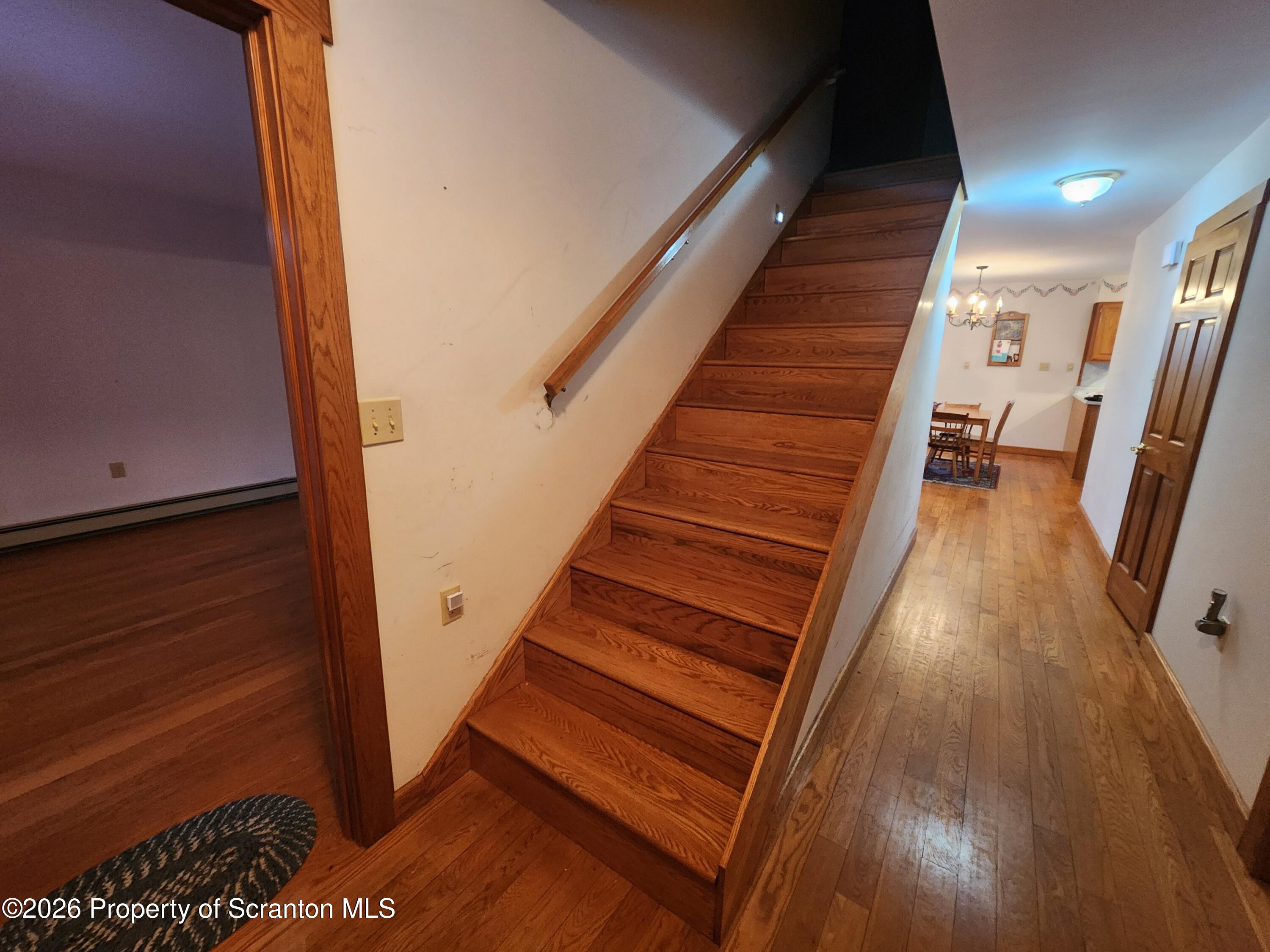 648 Dundaff Street Carbondale, PA 18407 - Photo 12 of 35 a view of a staircase
